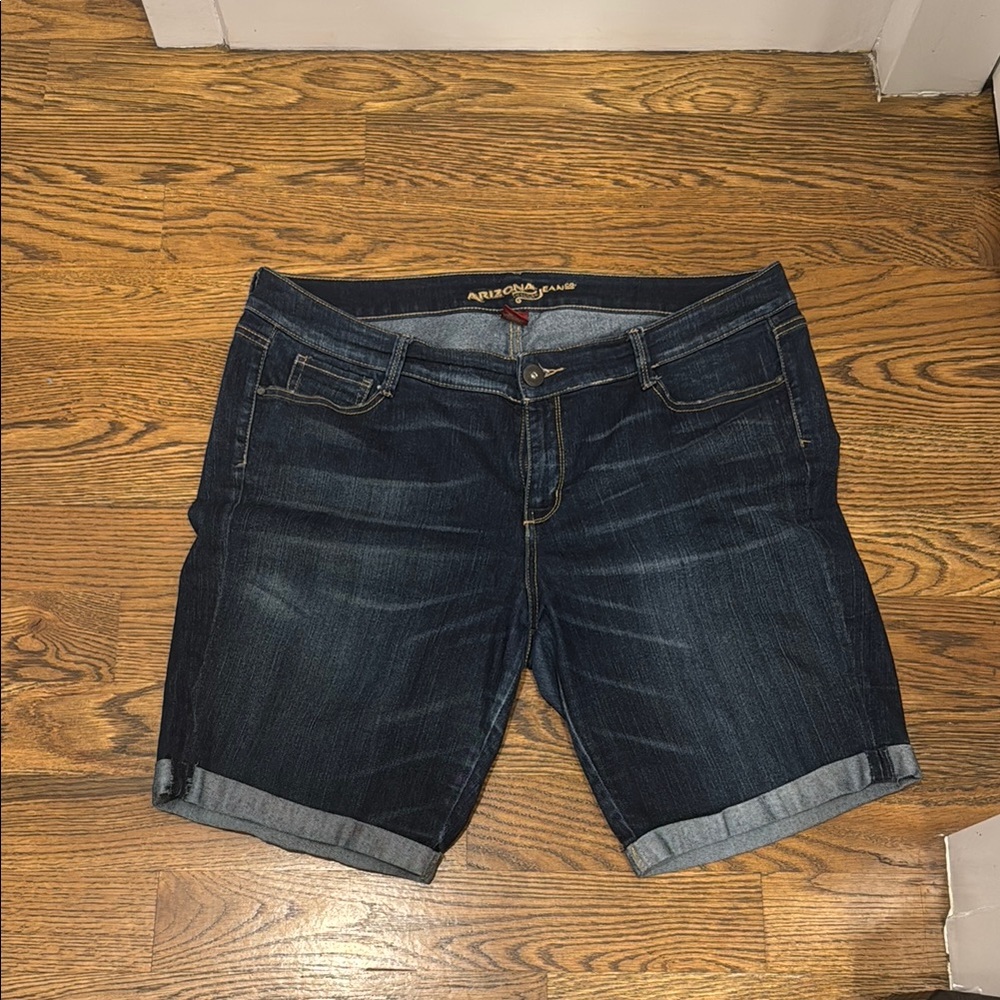 Arizona Jeans Dark Blue Denim Bermuda Shorts